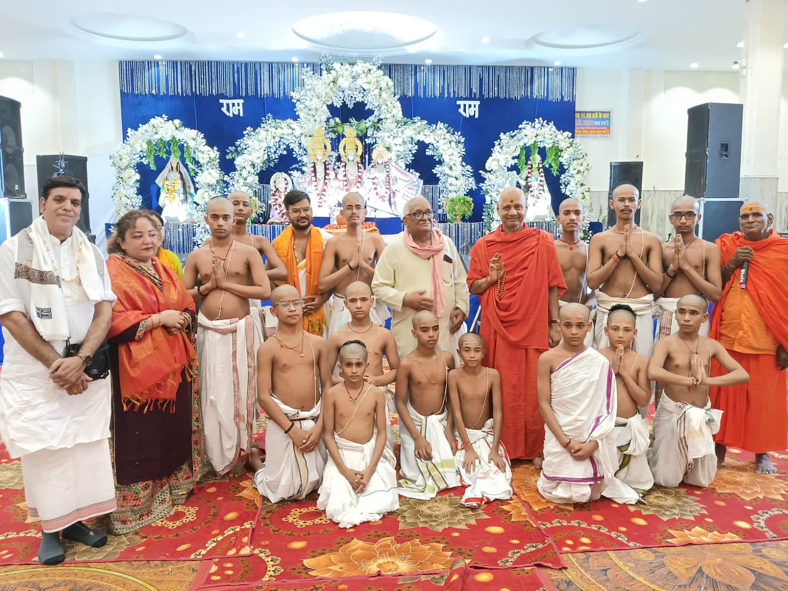Conclusion of Shri Hanuman Katha organized by Bhrigu Ved Vidyalaya.